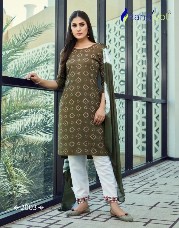 Rangjyoti Saheli 2001 Stylish Rayon Designer Exclusive Readymade Collection